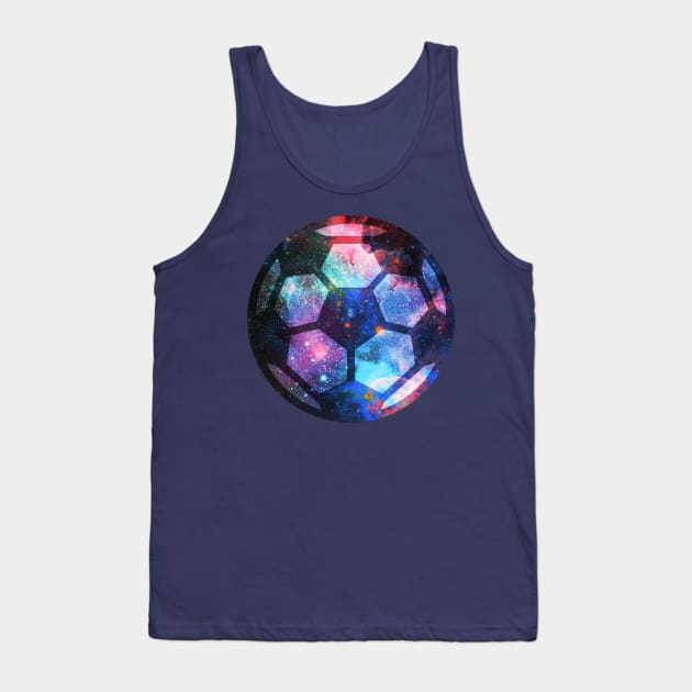 Soccer Galaxy Space Gift Tank Top by Rayrock76